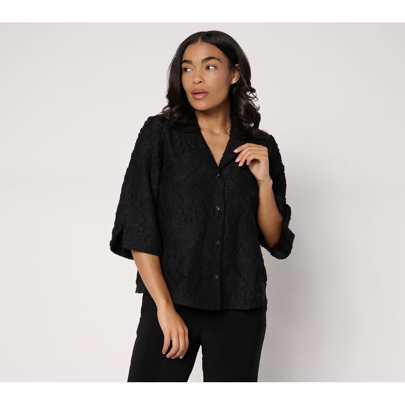 Gloria Vanderbilt Women's Top Sz L Make Your Selection: Dennis Black A723520